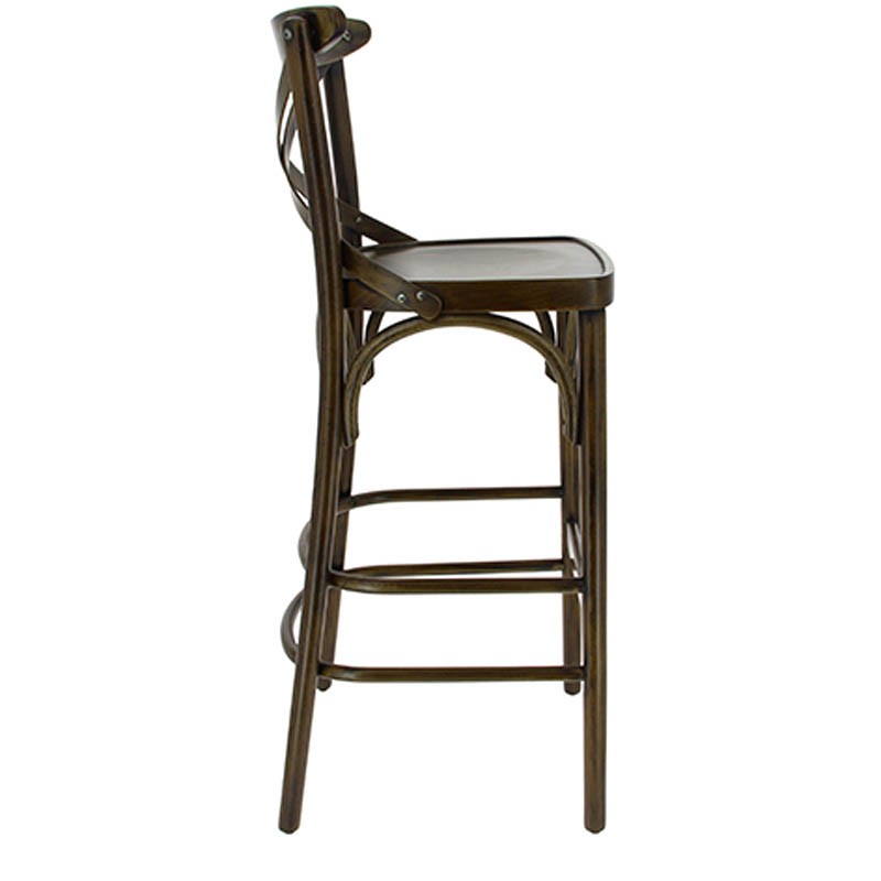 Chaise haute restaurant Chinon hetre cérusée MARRON BOIS | 1 Unité(s)