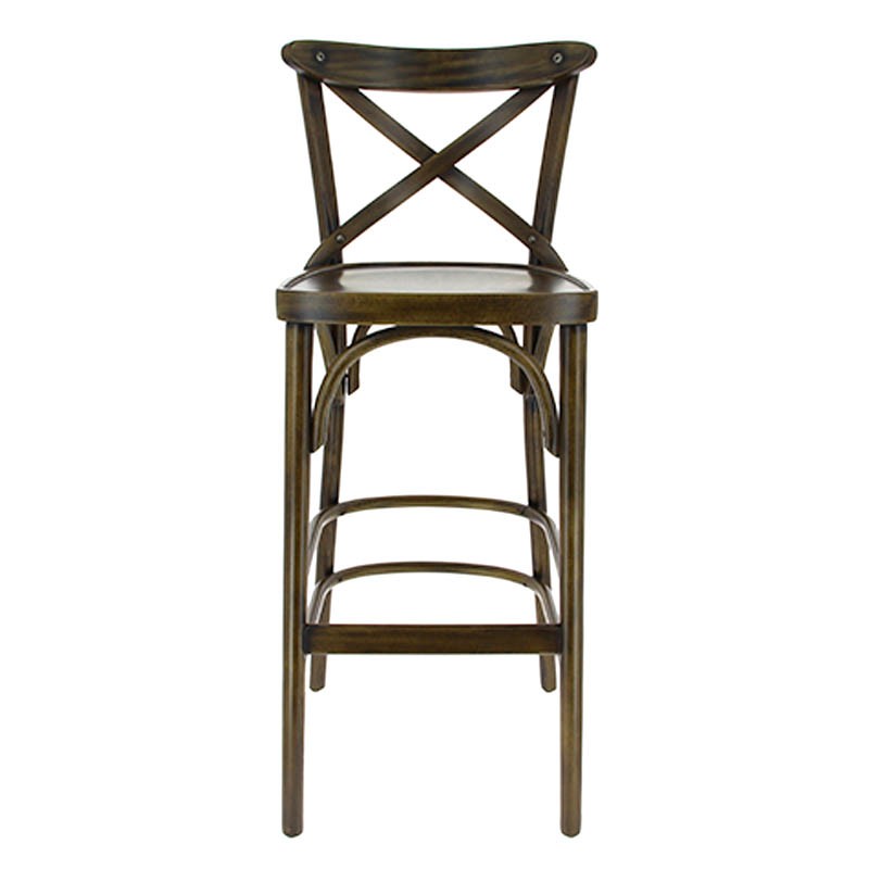 Chaise haute restaurant Chinon hetre cérusée MARRON BOIS | 1 Unité(s)