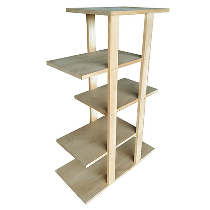 Meuble présentoir pin 4 étages Madera MIEL | 1 Unité(s)