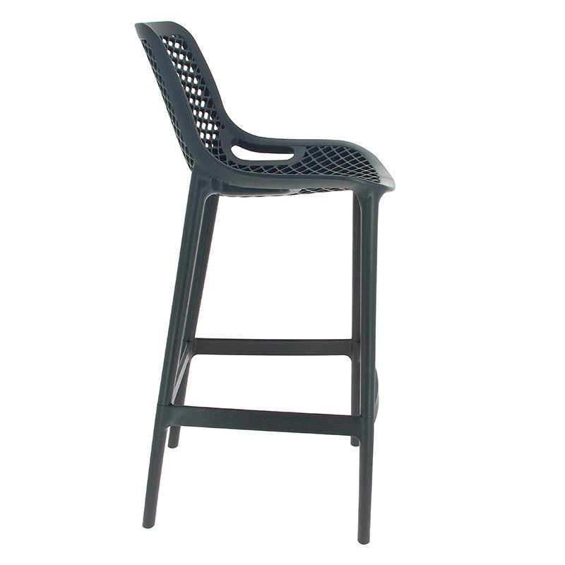 Chaise haute de restaurant exterieure Air GRIS PLASTIQUE | 4 Unité(s)