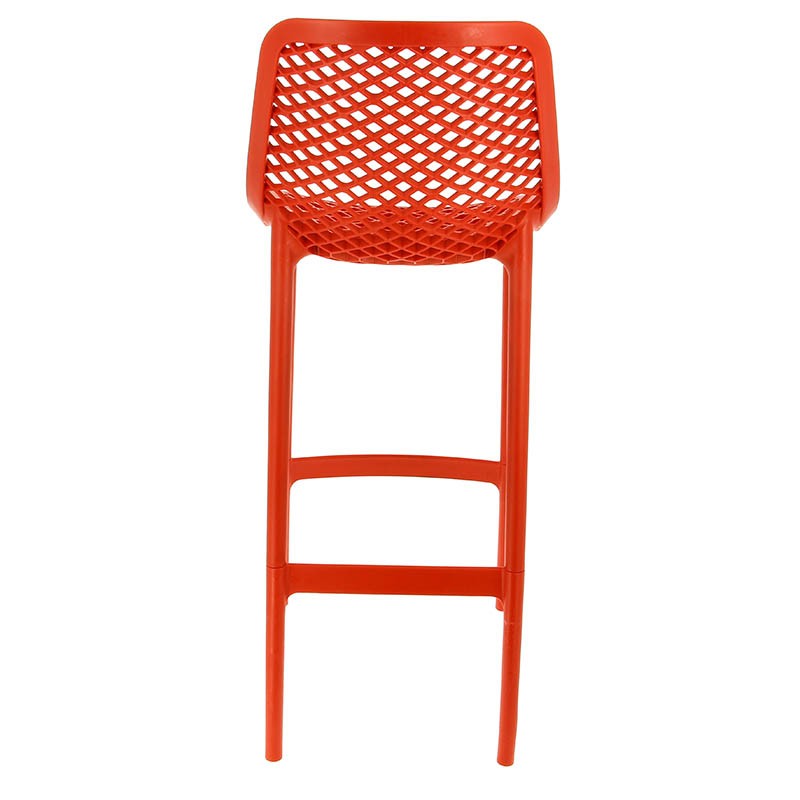 Chaise haute de restaurant exterieure Air ROUGE PLASTIQUE | 4 Unité(s)