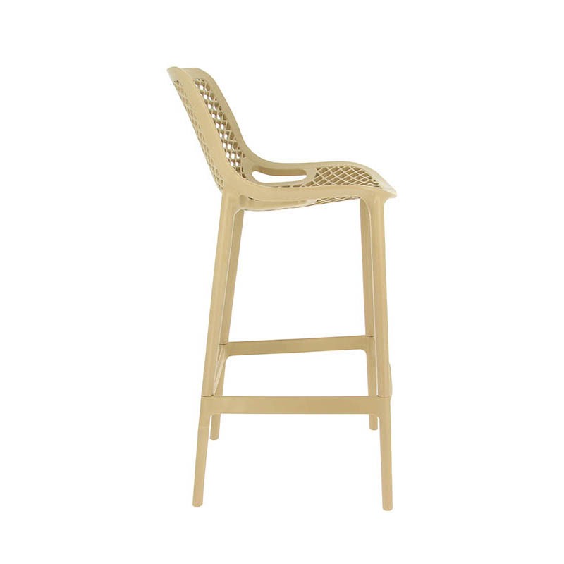Chaise haute de restaurant exterieure Air TAUPE PLASTIQUE | 4 Unité(s)