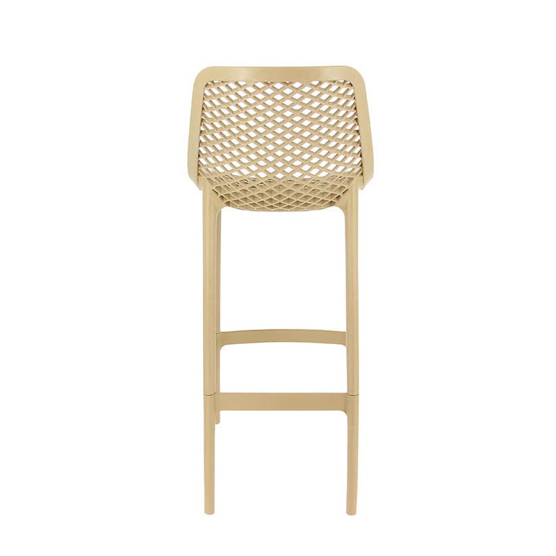 Chaise haute de restaurant exterieure Air TAUPE PLASTIQUE | 4 Unité(s)