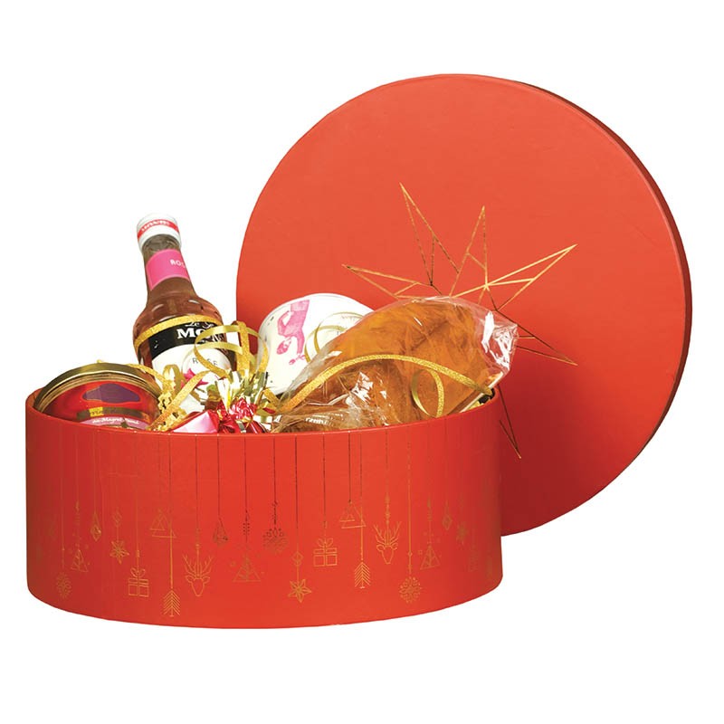 Boite à chapeau carton rouge Christmas Ø31.7 ROUGE CARTON | 8 Unité(s)