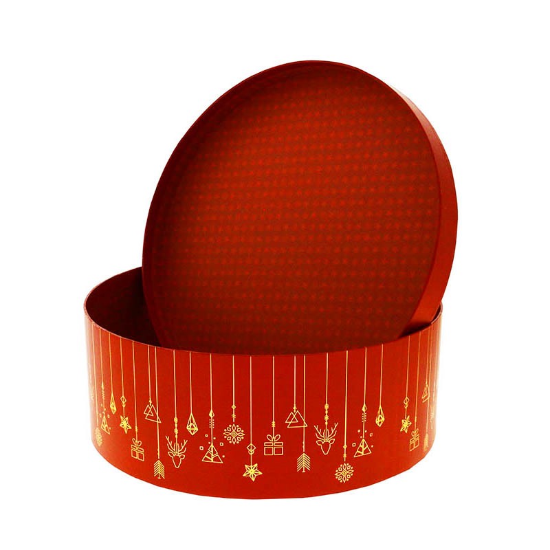 Boite à chapeau carton rouge Christmas Ø25 ROUGE CARTON | 16 Unité(s)
