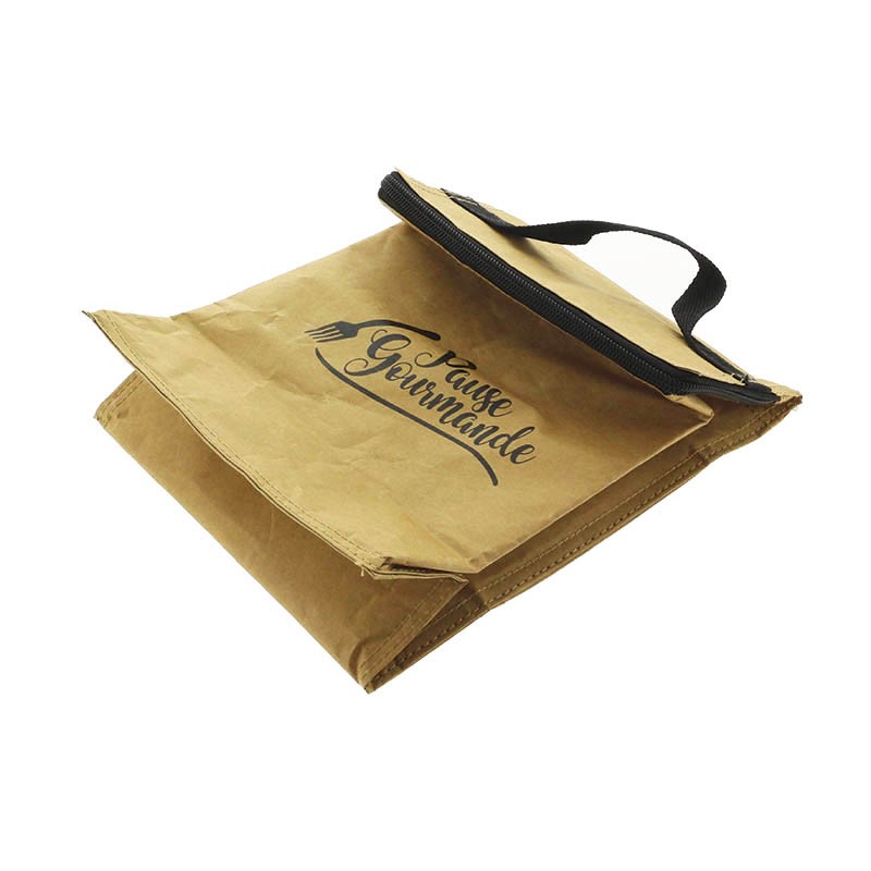 Sac cabas pliable isotherme Kraft 19x10 MARRON ISOTHERME | 100 Unité(s)