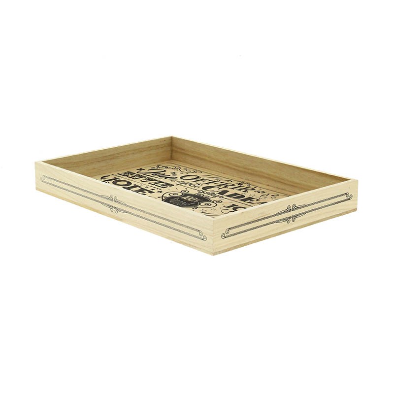 Plateau rectangle bois Barok 36x25 BOIS BOIS | 12 Unité(s)