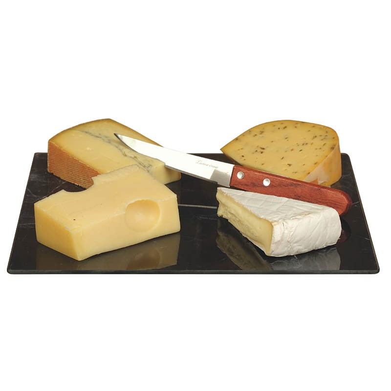 Planche à découper verre décor marbre NOIR VERRE | 12 Unité(s)