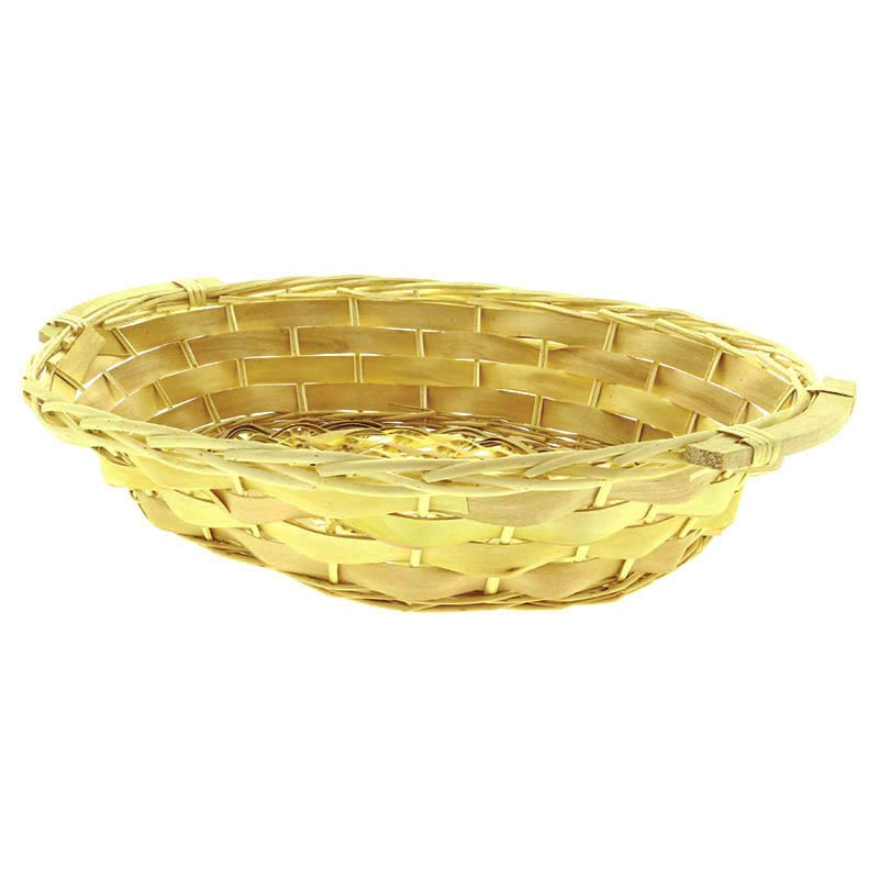 Corbeille ovale éclisse osier Campi 6kg NATUREL BOIS | 20 Unité(s)