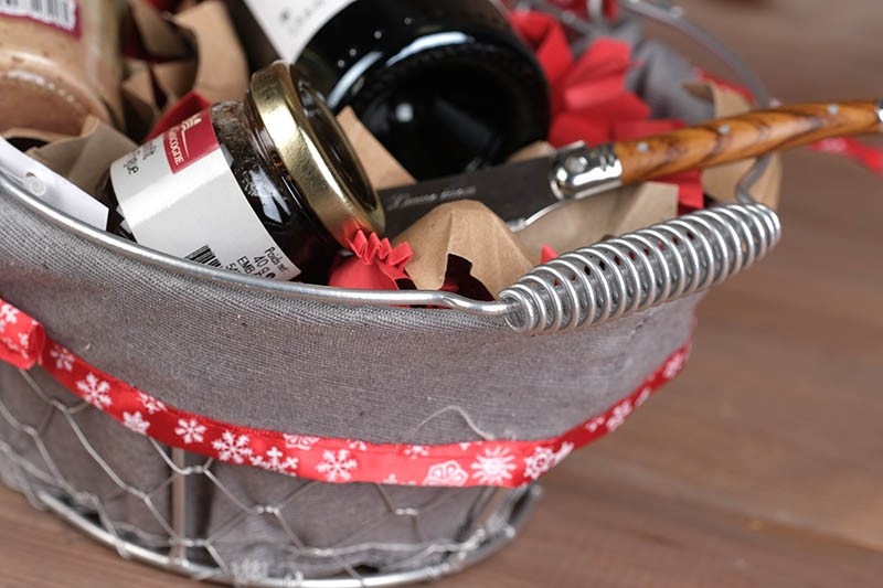 Panier ovale métal Célébration 28x20 GRIS METAL | 20 Unité(s)