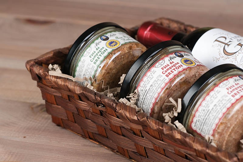 Corbeille bambou rectangle Vieto 28x20 MARRON BAMBOU | 200 Unité(s)