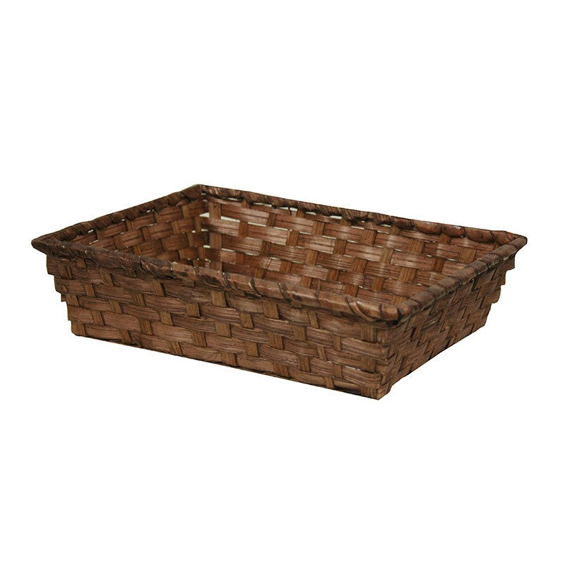 Corbeille bambou rectangle Vieto 28x20 MARRON BAMBOU | 200 Unité(s)
