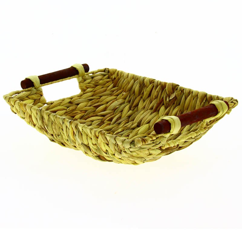 Corbeille rectangle jonc Kaola 35x26 Naturel JONC | 10 Unité(s)