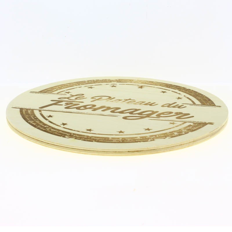 Plateau fromager Bosco Ø25 BOIS BOIS | 20 Unité(s)