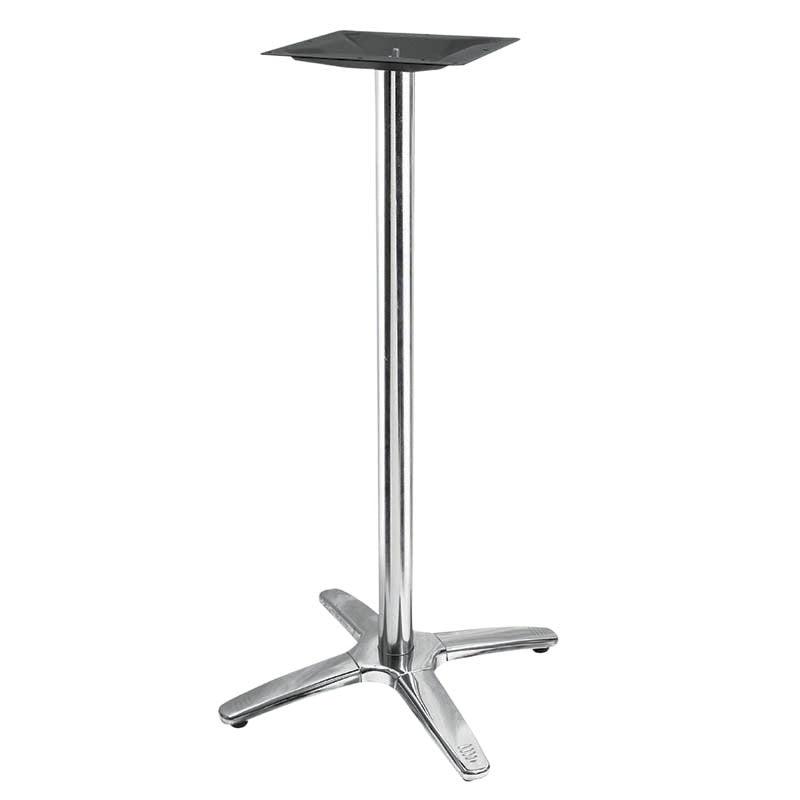 Piètement mange debout acier inoxydable Roma Gris METAL | 1 Unité(s)