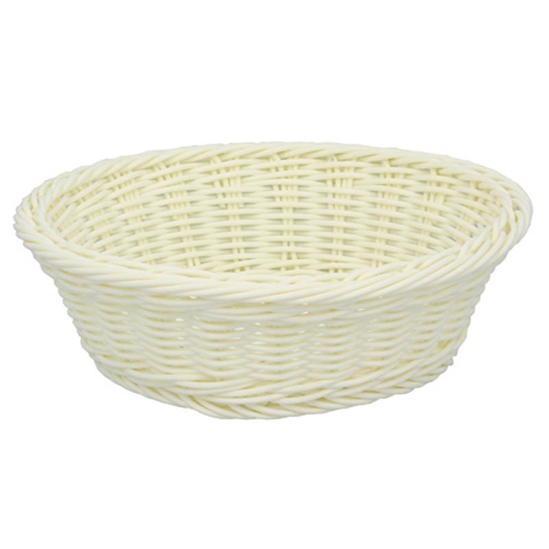 Corbeille ronde blanche Plasto Ø23 BLANCHE POLYPROPYLENE | 72 Unité(s)