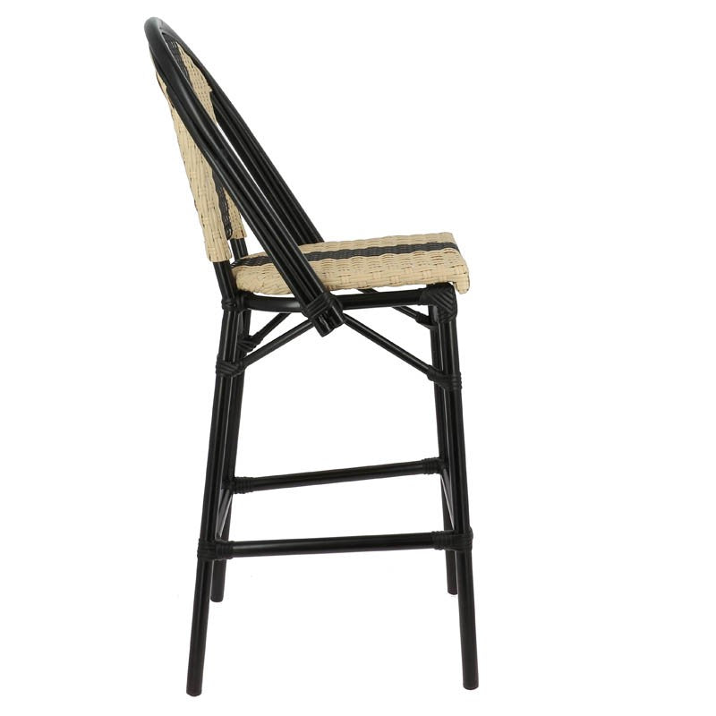 Chaise haute de restauration Andorre bicolore BICOLORE METAL | 1 Unité(s)