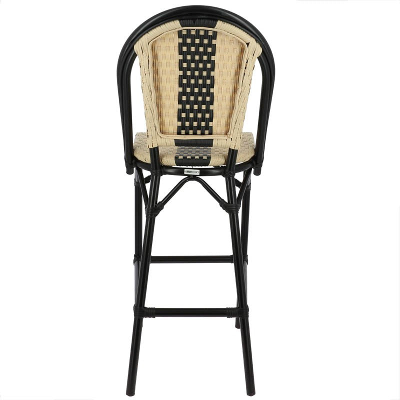 Chaise haute de restauration Andorre bicolore BICOLORE METAL | 1 Unité(s)