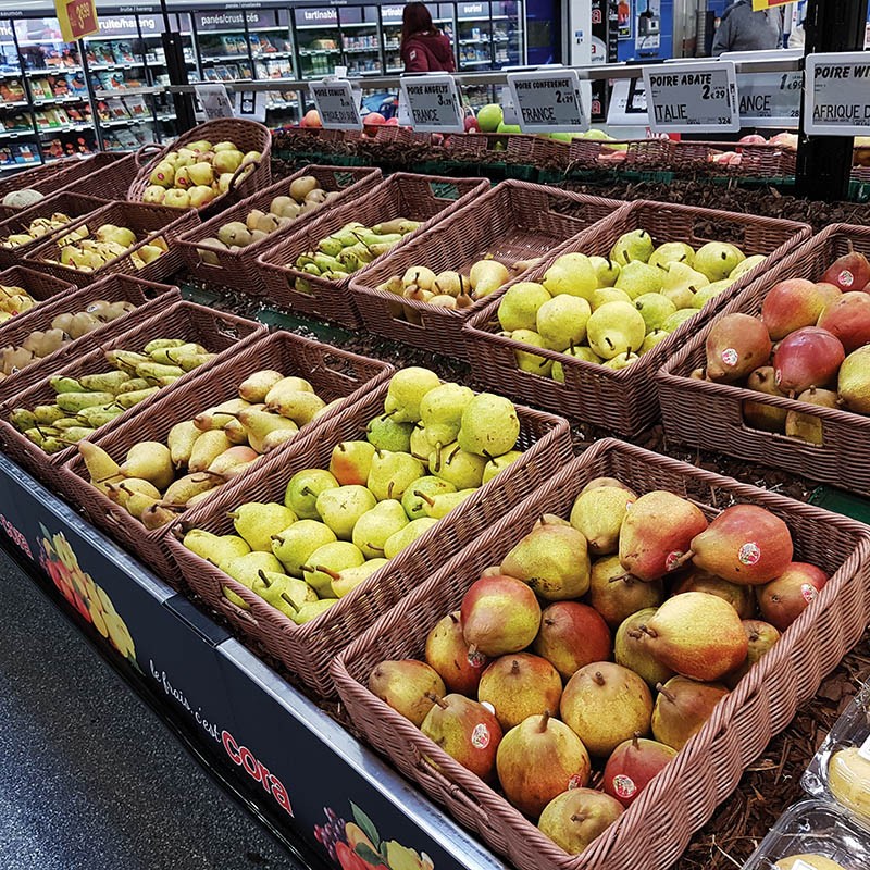 Corbeille manne polypropylène marron Carita 60x40 MARRON POLYPROPYLENE | 8 Unité(s)