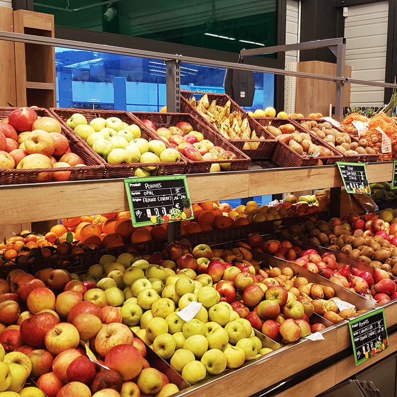 Corbeille manne polypropylène marron Carita 60x40 MARRON POLYPROPYLENE | 8 Unité(s)