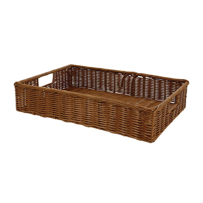 Corbeille manne polypropylène Carita miel 50x35 MARRON POLYPROPYLENE | 10 Unité(s)