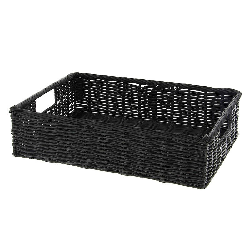 Manne polypropylène noire Carita 40x30 NOIR POLYPROPYLENE | 8 Unité(s)
