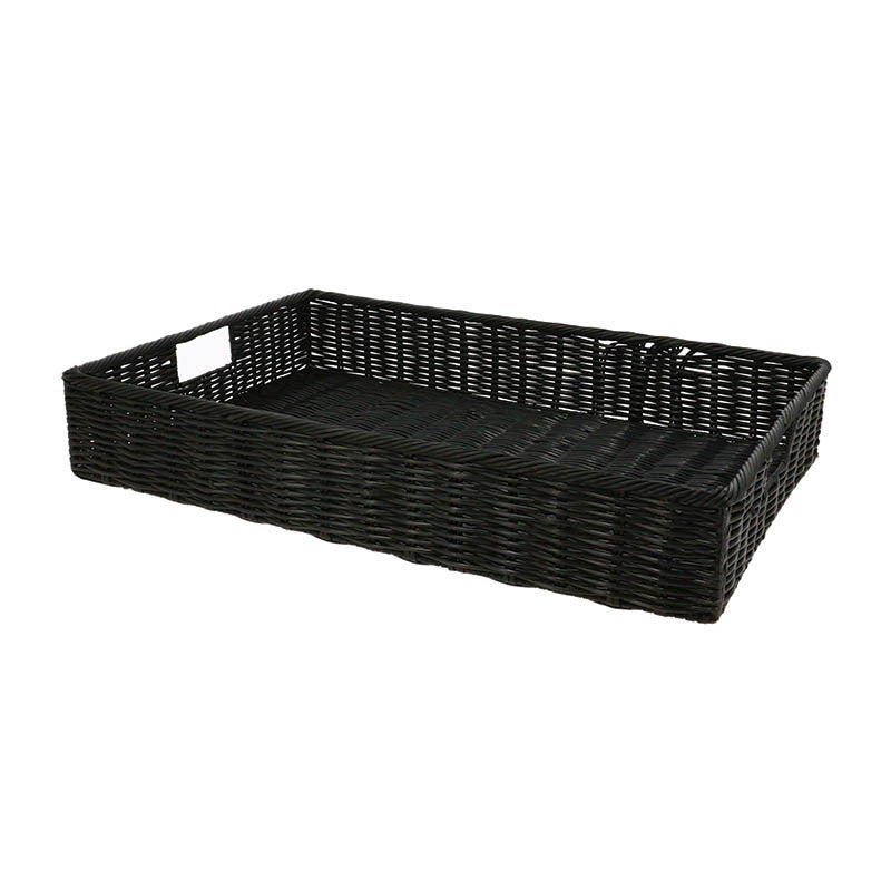 Manne polypropylène noire Carita 60x40 NOIR POLYPROPYLENE | 8 Unité(s)