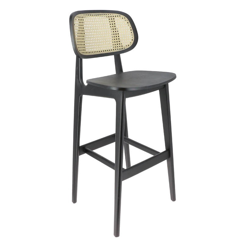 Chaise haute restaurant Alizay Noir BOIS | 1 Unité(s)