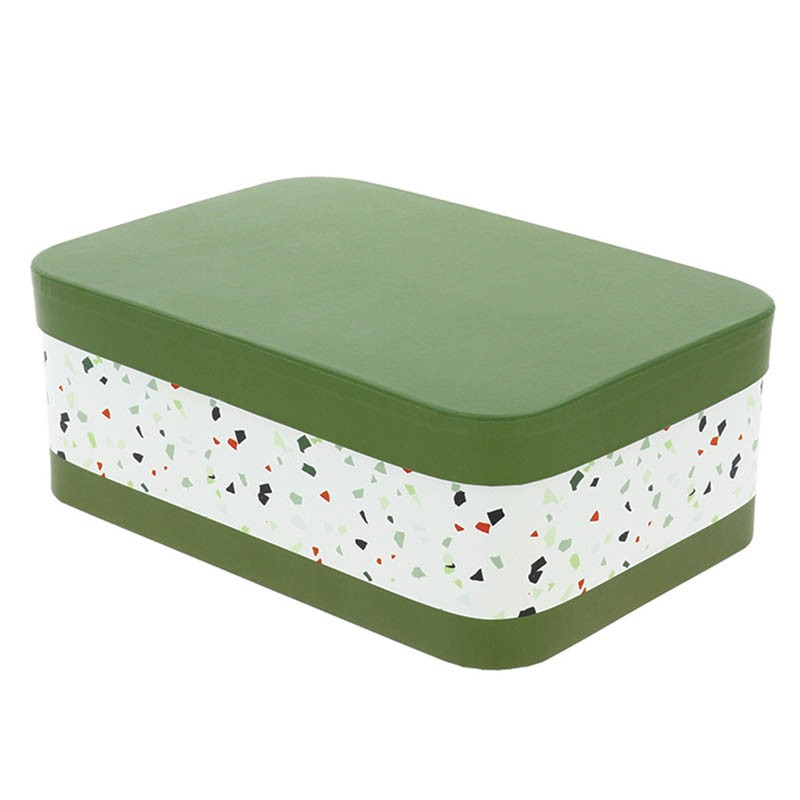Boite carton rectangle Terrazzo 33x21 blanc CARTON | 20 Unité(s)