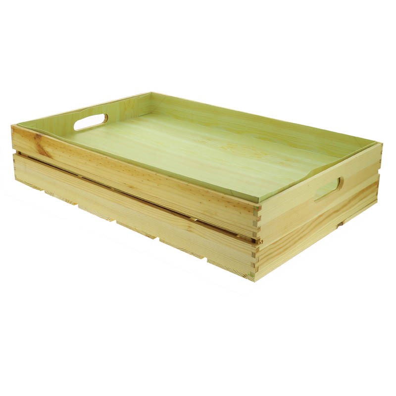 Fond carton avec poignée pour cagette gm NATUREL CARTON | 40 Unité(s)