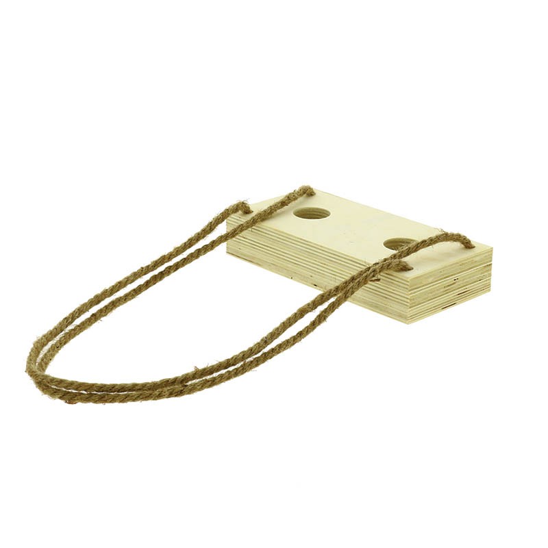 Serviteur bois 2 bouteilles 22x11x4 cm Bois BOIS | 30 Unité(s)