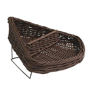 Présentoir polypropylène Qualirectangle + réglette 39x53 MARRON POLYPROPYLENE | 6 Unité(s)