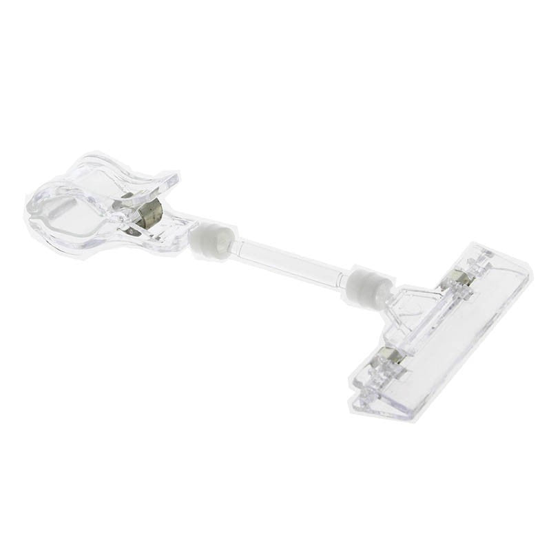 Porte étiquette plastique transparent 8x16 TRANSPARENT POLYPROPYLENE | 100 Unité(s)