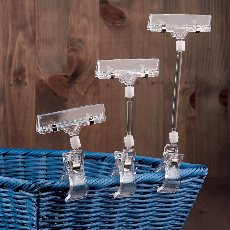 PORTE ETIQUETTE PLASTIQUE TRANSPARENT 8X11 TRANSPARENT POLYPROPYLENE | 100 Unité(s)