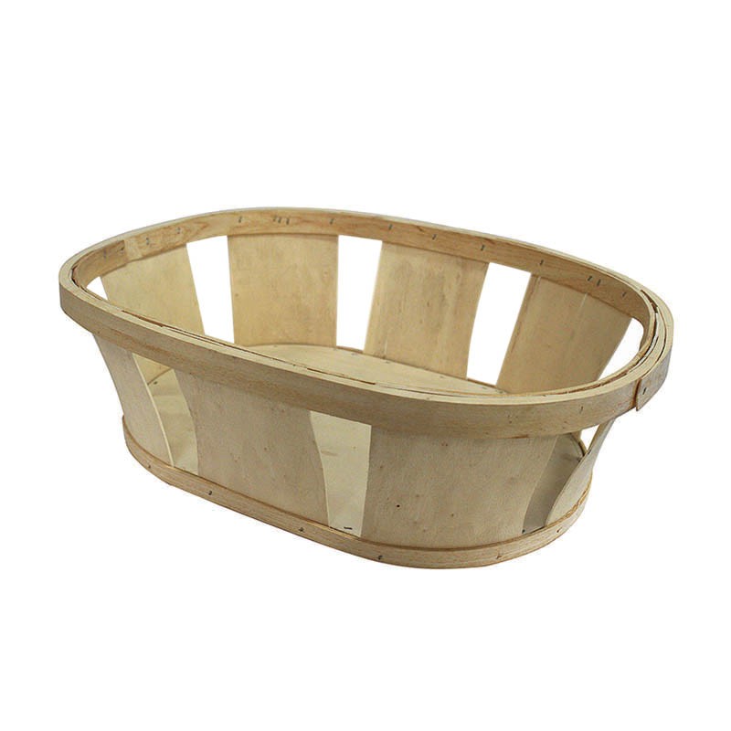 Cageot bois ovale 41x31 BOIS BOIS | 10 Unité(s)