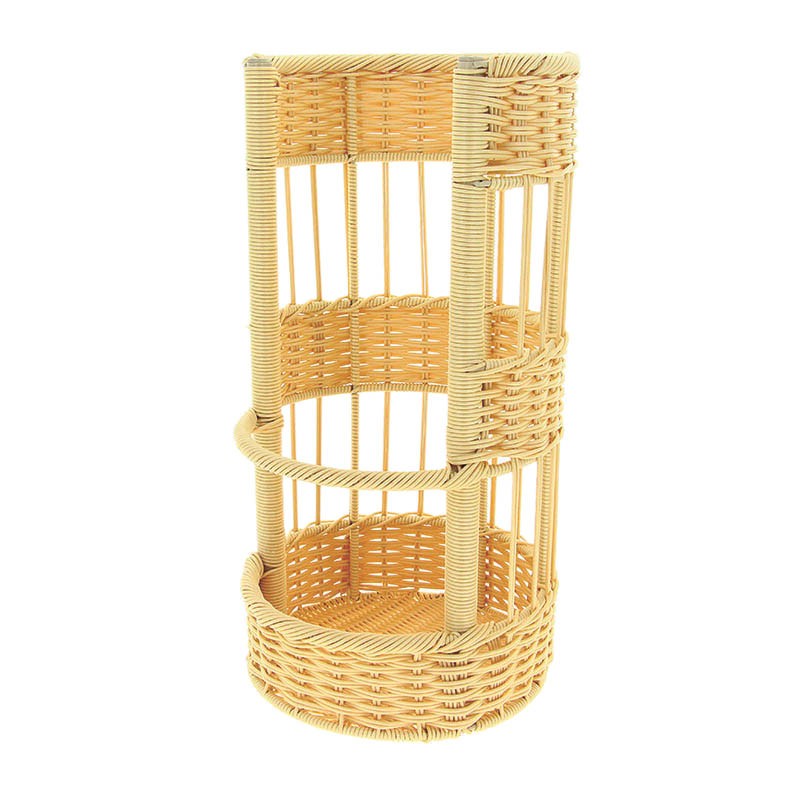 Porteuse à pain imitation rotin Panera Ø27 NATUREL POLYPROPYLENE | 2 Unité(s)