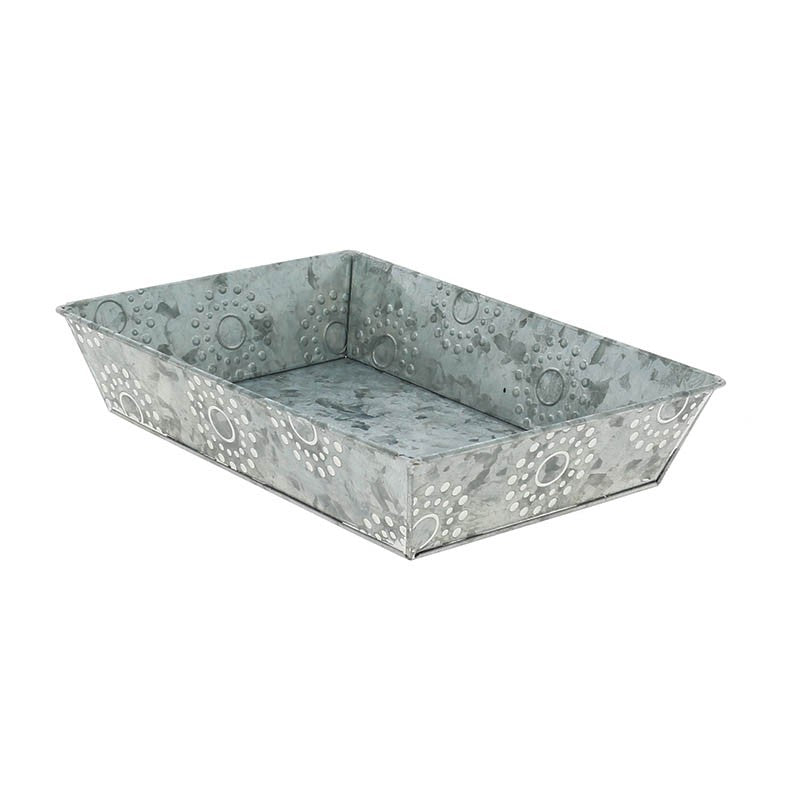 Corbeille zinc Galaxie 28x20 GRIS ZINC | 38 Unité(s)