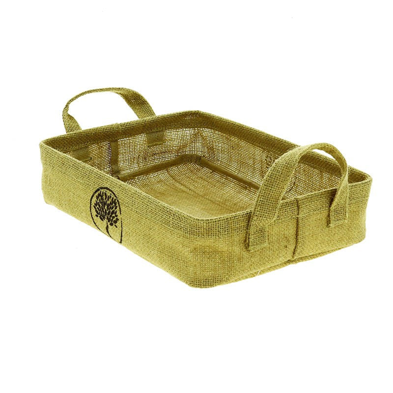 Corbeille rectangle Jute Bengale 28x20 MARRON JUTE | 20 Unité(s)