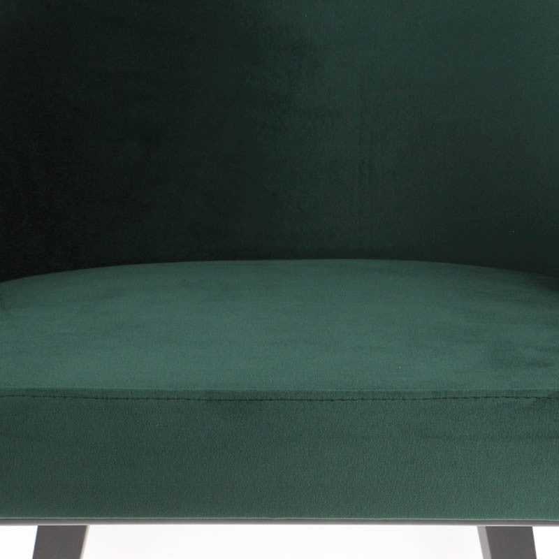 Chaise de restaurant velours vert Ainhoa VERT METAL | 2 Unité(s)