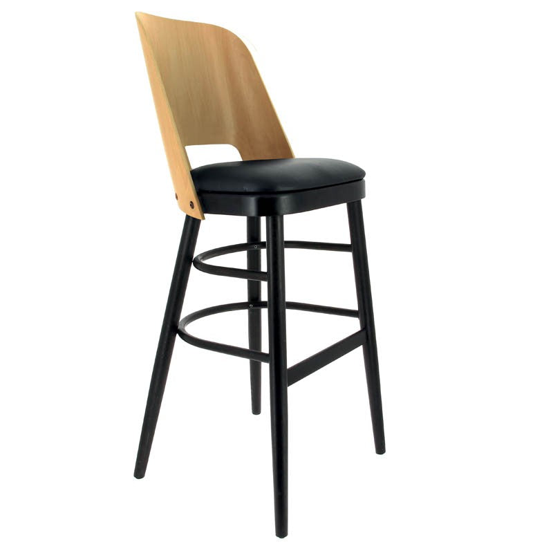 Chaise haute de restaurant Colisée bicolore bicolore BOIS | 1 Unité(s)