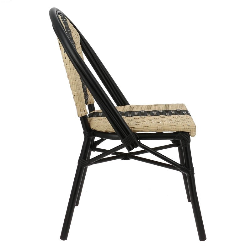 Chaise exterieure aluminium Andorre NATURELLE METAL | 1 Unité(s)