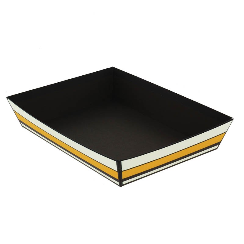 Corbeille carton rectangle Vogue 27x20 NOIR CARTON | 48 Unité(s)