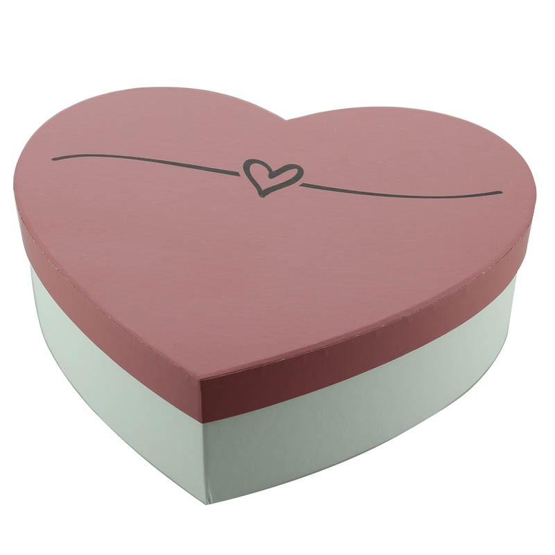 Boite carton coeur jeu de 2 MARRON CARTON | 12 Unité(s)