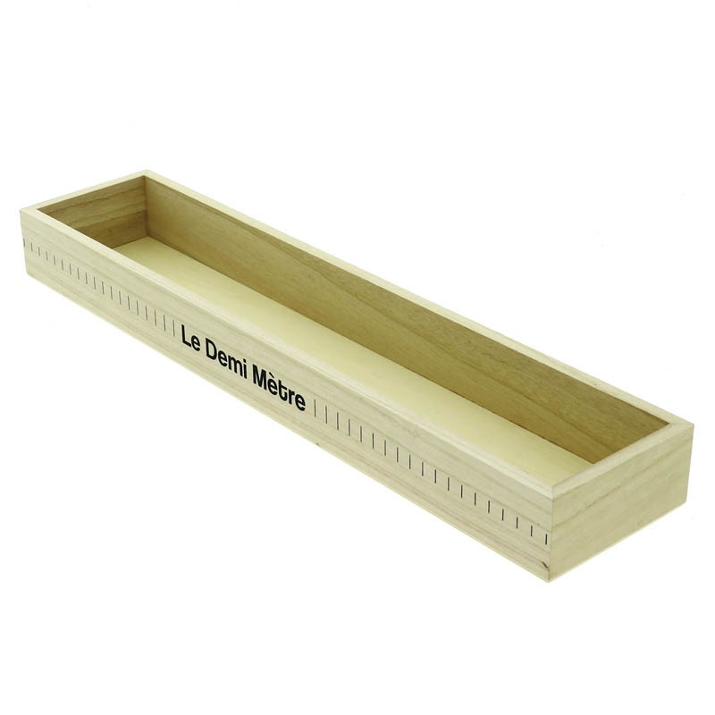 Corbeille bois le Demi-Mètre 50x11 BOIS | 20 Unité(s)