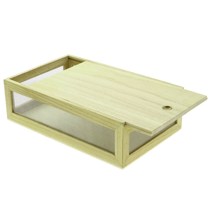 Boite rectangle grillage Bosco NATUREL BOIS | 12 Unité(s)