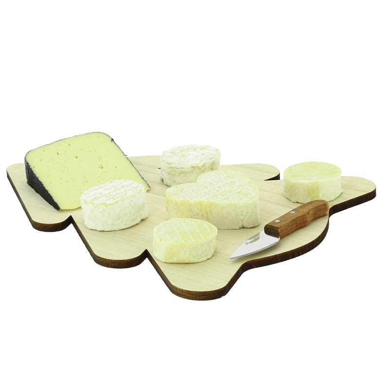 Plateau bois Bosco sapin 40x30 NATUREL BOIS | 60 Unité(s)