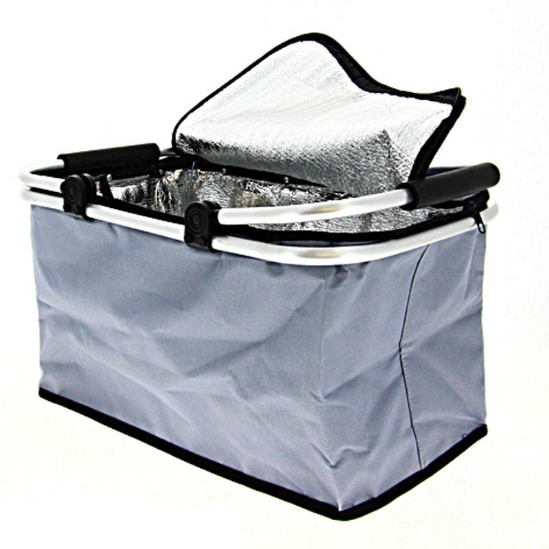 Panier isotherme pliable gris 44.5x28 GRIS ISOTHERME | 30 Unité(s)