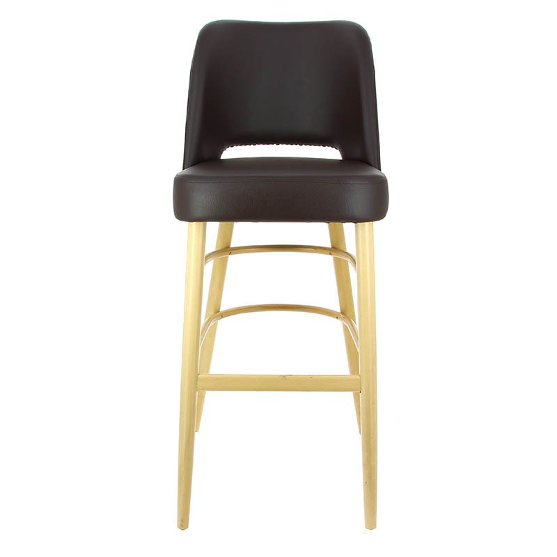 Chaise haute de restaurant Colisée confort MARRON BOIS | 1 Unité(s)