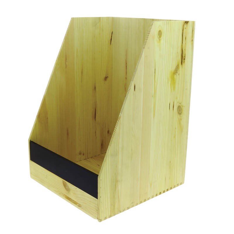 Porteuse à pain en boois naturel fronton ardoise naturel BOIS | 2 Unité(s)