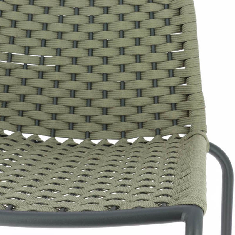 Chaise haute exterieure Arona TAUPE METAL | 1 Unité(s)